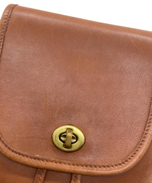 COACH（コーチ）COACH (コーチ) レザーリュック ブラウンの古着・服飾アイテム