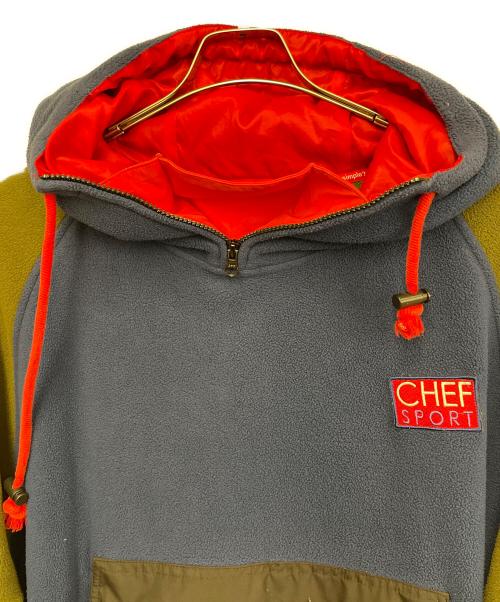 CL-95 Inc（シーエル95インク）CL-95 Inc (シーエル95インク) フリースジャケット ネイビー×グリーン サイズ:FREEの古着・服飾アイテム