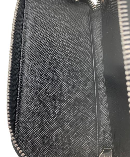 PRADA（プラダ）PRADA (プラダ) ラウンドファスナー6連キーケース ブラックの古着・服飾アイテム