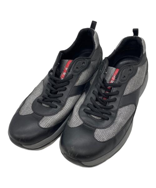 PRADA SPORTS（プラダスポーツ）PRADA SPORTS (プラダスポーツ) スニーカー グレー×ブラック サイズ:7　1/2の古着・服飾アイテム