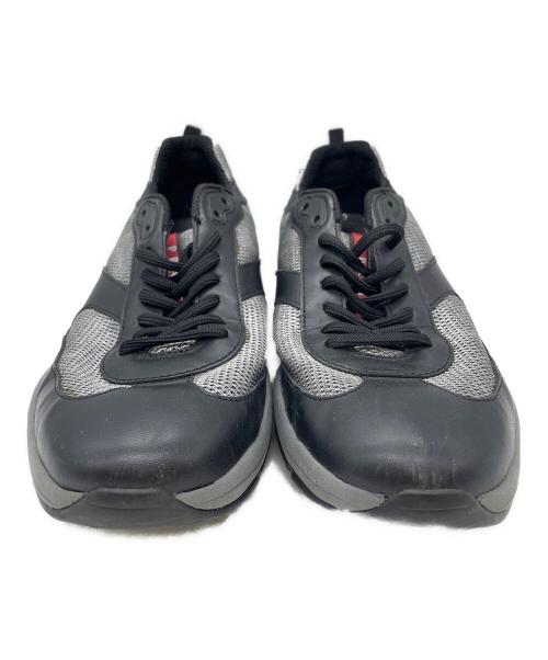 PRADA SPORTS（プラダスポーツ）PRADA SPORTS (プラダスポーツ) スニーカー グレー×ブラック サイズ:7　1/2の古着・服飾アイテム