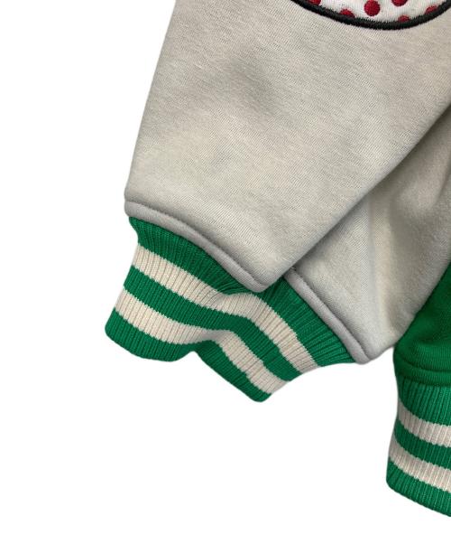 LowBlowKnuckle（ロウブロウナックル）LowBlowKnuckle (ロウブロウナックル) スタジャン グリーン×ホワイト サイズ:XXLの古着・服飾アイテム