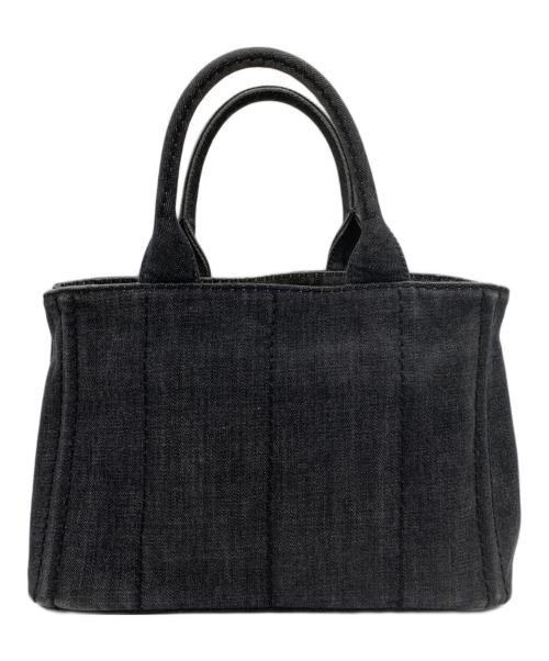 PRADA（プラダ）PRADA (プラダ) カナパ2WAYショルダーバッグ グレーの古着・服飾アイテム