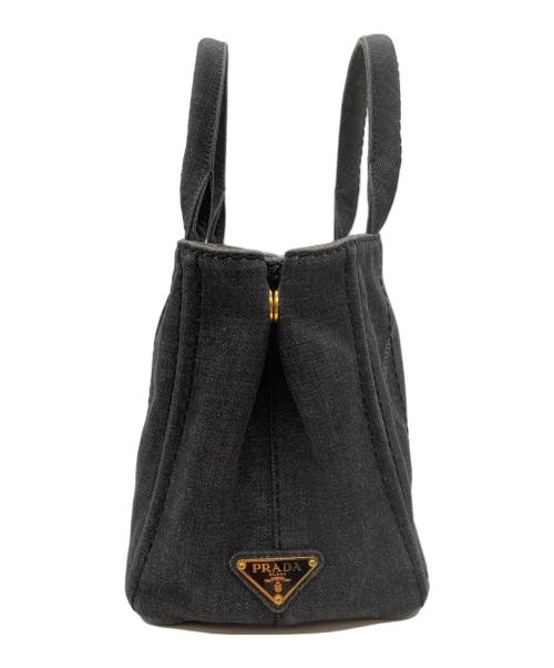PRADA（プラダ）PRADA (プラダ) カナパ2WAYショルダーバッグ グレーの古着・服飾アイテム