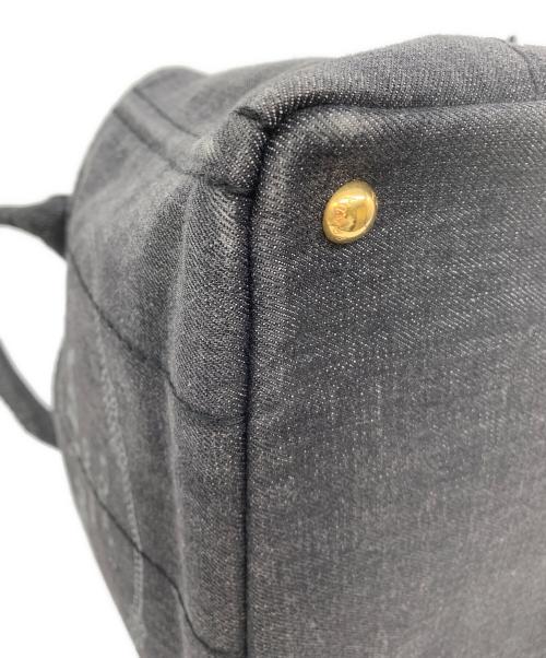 PRADA（プラダ）PRADA (プラダ) カナパ2WAYショルダーバッグ グレーの古着・服飾アイテム