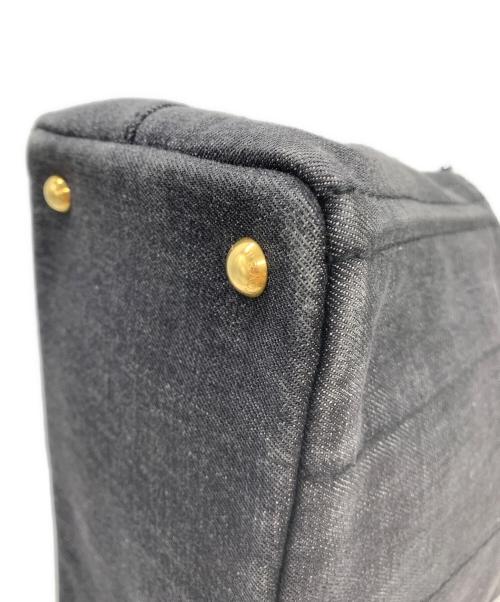 PRADA（プラダ）PRADA (プラダ) カナパ2WAYショルダーバッグ グレーの古着・服飾アイテム