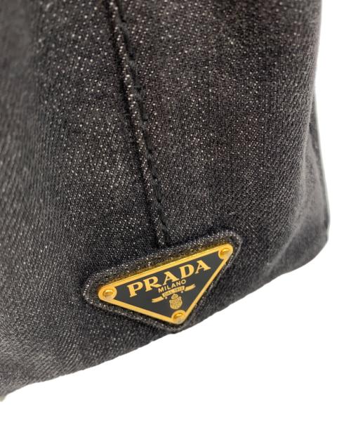 PRADA（プラダ）PRADA (プラダ) カナパ2WAYショルダーバッグ グレーの古着・服飾アイテム