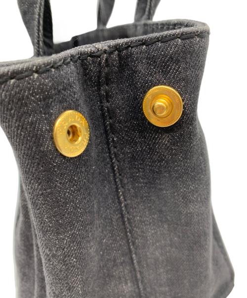 PRADA（プラダ）PRADA (プラダ) カナパ2WAYショルダーバッグ グレーの古着・服飾アイテム