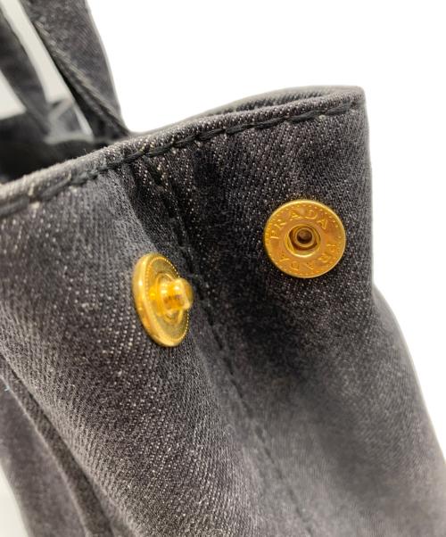 PRADA（プラダ）PRADA (プラダ) カナパ2WAYショルダーバッグ グレーの古着・服飾アイテム