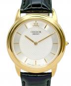SEIKOセイコー）の古着「CREDOR クレドール Ref.8J80-7020 34mm シルバー文字盤」｜シルバーダイヤル