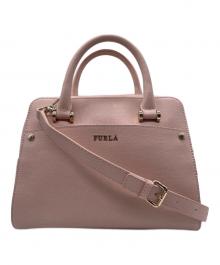 FURLA（フルラ）の古着「2WAYハンドバッグ」｜ピンク