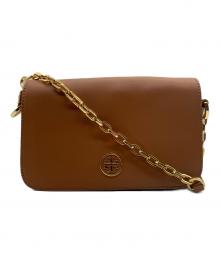 TORY BURCH（トリーバーチ）の古着「チェーンショルダーバッグ」｜ブラウン