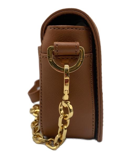TORY BURCH（トリーバーチ）TORY BURCH (トリーバーチ) チェーンショルダーバッグ ブラウンの古着・服飾アイテム