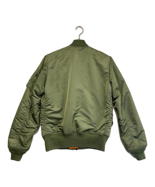 ALPHA（アルファ）ALPHA (アルファ) MA-1ジャケット グリーン サイズ:Mの古着・服飾アイテム