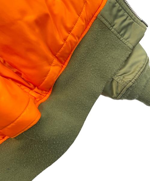 ALPHA（アルファ）ALPHA (アルファ) MA-1ジャケット グリーン サイズ:Mの古着・服飾アイテム