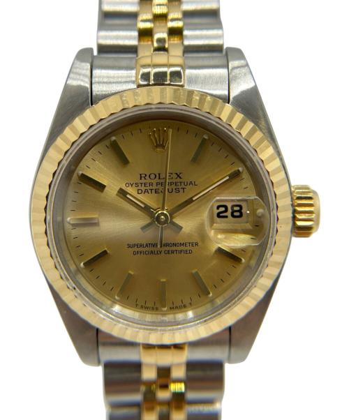 ROLEX（ロレックス）ROLEX (ロレックス) OYSTER PERPETUAL DATE JUST /オイスターパーペチュアル デイトジャスト/Ref.69173 シャンパン文字盤 シャンパン文字盤 サイズ:26cmの古着・服飾アイテム