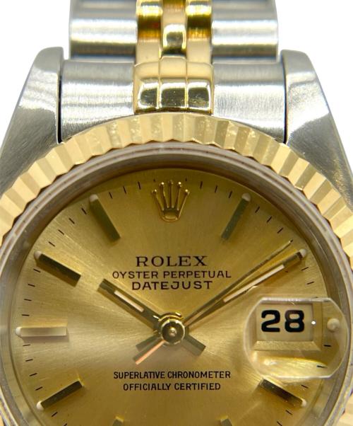 ROLEX（ロレックス）ROLEX (ロレックス) OYSTER PERPETUAL DATE JUST /オイスターパーペチュアル デイトジャスト/Ref.69173 シャンパン文字盤 シャンパン文字盤 サイズ:26cmの古着・服飾アイテム
