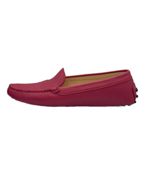 TOD'S（トッズ）TOD'S (トッズ) ドライビングシューズ ピンク サイズ:24の古着・服飾アイテム