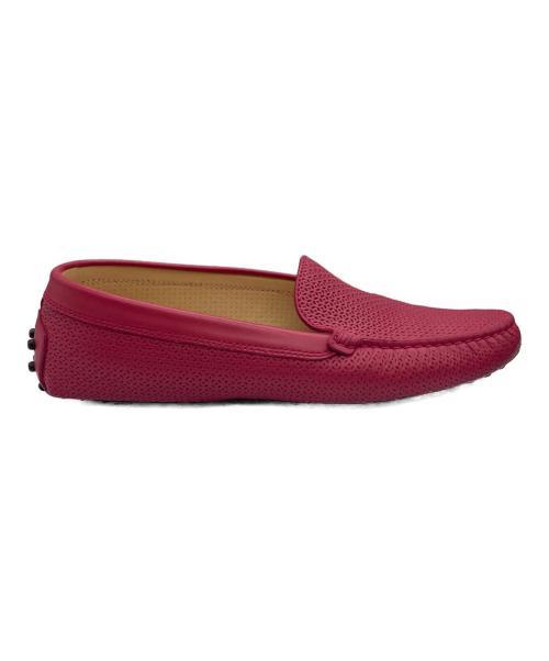TOD'S（トッズ）TOD'S (トッズ) ドライビングシューズ ピンク サイズ:24の古着・服飾アイテム