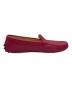 中古・古着 TOD'S (トッズ) ドライビングシューズ ピンク サイズ:24：5000円