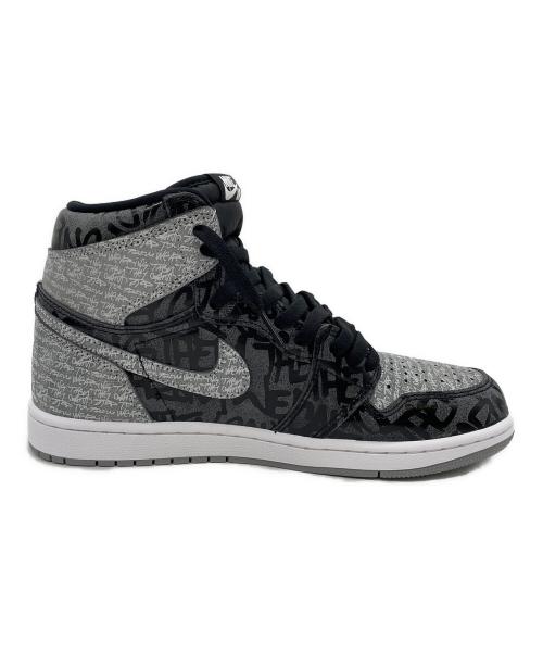 NIKE（ナイキ）NIKE (ナイキ) Nike Air Jordan 1 High OG ブラック×グレー サイズ:26.5の古着・服飾アイテム