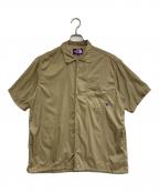 THE NORTH FACEザ ノース フェイス）の古着「Nylon Ripstop H/S Shirt」｜ベージュ