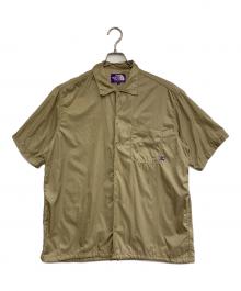 THE NORTH FACE（ザ ノース フェイス）の古着「Nylon Ripstop H/S Shirt」｜ベージュ