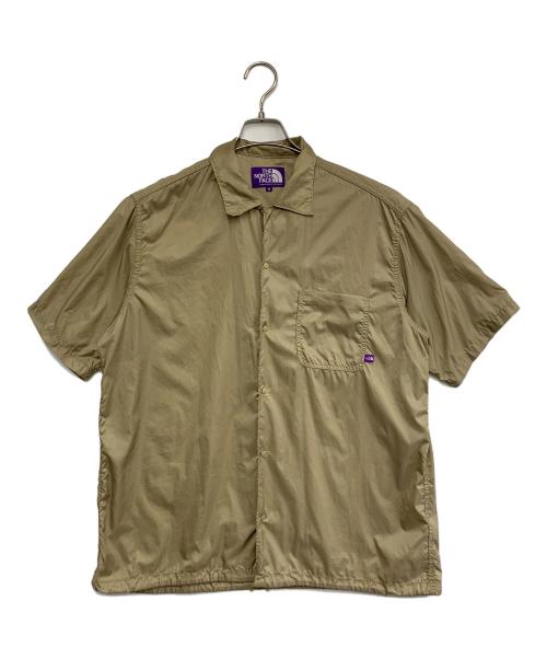 THE NORTH FACE（ザ ノース フェイス）THE NORTH FACE (ザ ノース フェイス) Nylon Ripstop H/S Shirt ベージュ サイズ:Mの古着・服飾アイテム