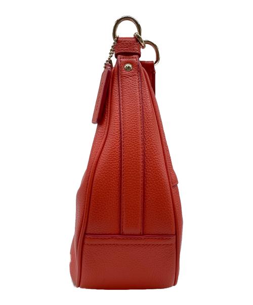 COACH（コーチ）COACH (コーチ) ホーボー 2WAYバッグ レッドの古着・服飾アイテム