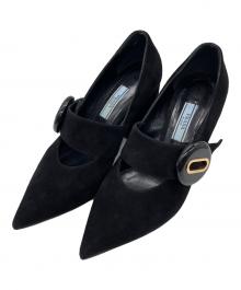 PRADA（プラダ）の古着「パンプス」｜ブラック