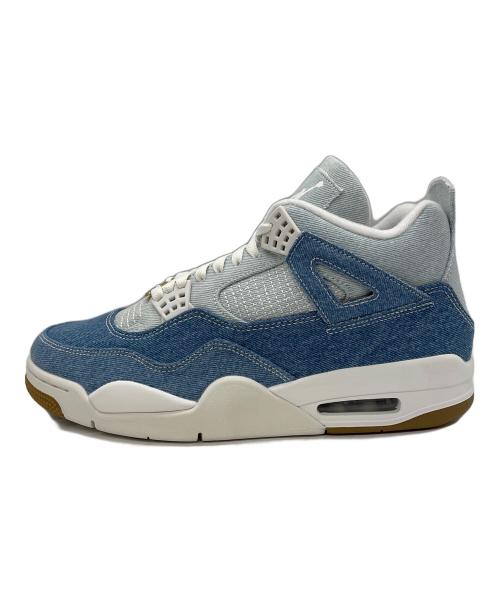 NIKE（ナイキ）NIKE (ナイキ) Nike Women's Air Jordan 4 Denim ホワイト×ブルー サイズ:29の古着・服飾アイテム