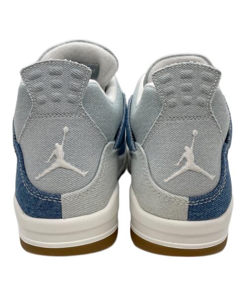 NIKE（ナイキ）NIKE (ナイキ) Nike Women's Air Jordan 4 Denim ホワイト×ブルー サイズ:29の古着・服飾アイテム