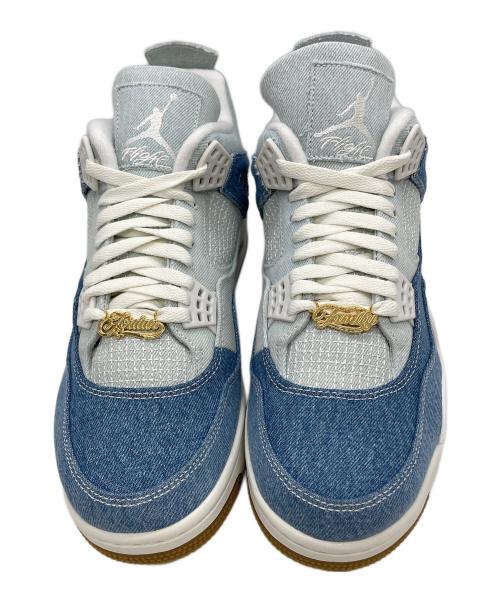 NIKE（ナイキ）NIKE (ナイキ) Nike Women's Air Jordan 4 Denim ホワイト×ブルー サイズ:29の古着・服飾アイテム