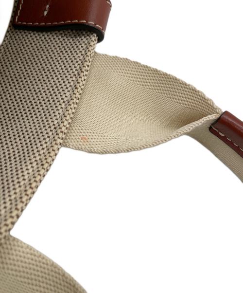 Chloe（クロエ）Chloe (クロエ) Woodyスモールトートバッグ ベージュの古着・服飾アイテム