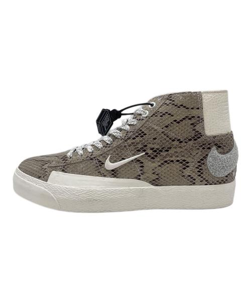 NIKE SB（ナイキエスビー）NIKE SB (ナイキエスビー) SOULLAND (ソウルランド) Nike ソウルランド × ナイキ SB ブレーザー ミッド スネークスキン  カーキ サイズ:27の古着・服飾アイテム