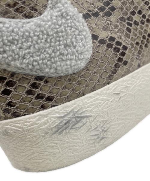 NIKE SB（ナイキエスビー）NIKE SB (ナイキエスビー) SOULLAND (ソウルランド) Nike ソウルランド × ナイキ SB ブレーザー ミッド スネークスキン  カーキ サイズ:27の古着・服飾アイテム