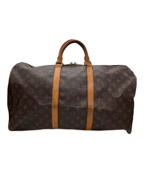 LOUIS VUITTON（ルイ ヴィトン）LOUIS VUITTON (ルイ ヴィトン) トラベルバッグ ブラウンの古着・服飾アイテム