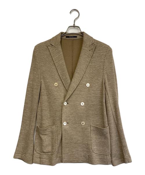 PAOLONI（パオローニ）PAOLONI (パオローニ) ダブルテーラードジャケット ベージュ サイズ:46の古着・服飾アイテム