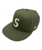 New Era×SUPREMEニューエラ×シュプリーム）の古着「Jesus Piece S LOGO」｜グリーン
