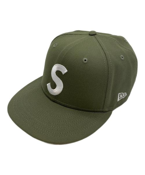 New Era（ニューエラ）New Era (ニューエラ) Supreme (シュプリーム) Jesus Piece S LOGO グリーン サイズ: 7 3/4の古着・服飾アイテム