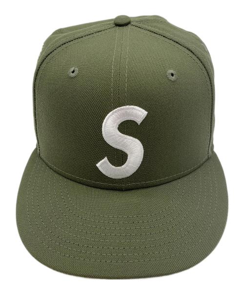 New Era（ニューエラ）New Era (ニューエラ) Supreme (シュプリーム) Jesus Piece S LOGO グリーン サイズ: 7 3/4の古着・服飾アイテム