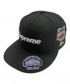 New Era×SUPREMEニューエラ×シュプリーム）の古着「キャップ」｜ブラック