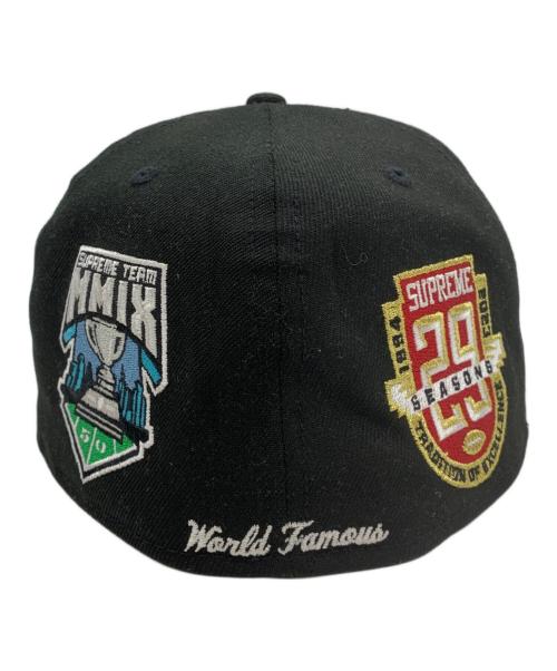 New Era（ニューエラ）New Era (ニューエラ) SUPREME (シュプリーム) キャップ ブラック サイズ:61.5の古着・服飾アイテム