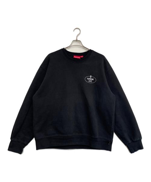 SUPREME（シュプリーム）SUPREME (シュプリーム) CREST CREWNECK ブラック サイズ:Lの古着・服飾アイテム