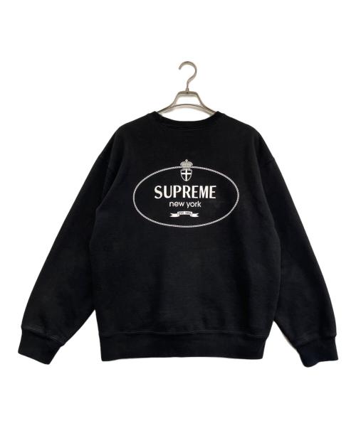 SUPREME（シュプリーム）SUPREME (シュプリーム) CREST CREWNECK ブラック サイズ:Lの古着・服飾アイテム