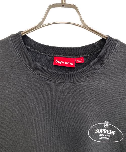 SUPREME（シュプリーム）SUPREME (シュプリーム) CREST CREWNECK ブラック サイズ:Lの古着・服飾アイテム
