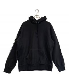中古・古着通販】XOGUL (ソグル) Eyeleted logo Hoodie ブラック