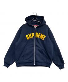 SUPREME（シュプリーム）の古着「Arc Thermal Lined Zip Up Hooded Sweatshirt」｜ネイビー