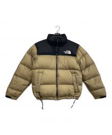 THE NORTH FACE（ザ ノース フェイス）の古着「ヌプシジャケット」｜ベージュ×ブラック