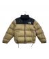 THE NORTH FACE（ザ ノース フェイス）の古着「ヌプシジャケット」｜ベージュ×ブラック